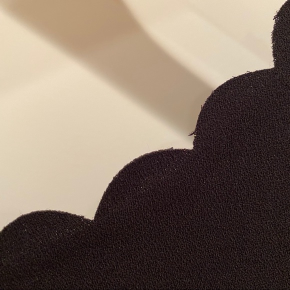 Ted Baker Black Shift Dress with Scallop Details - Picture 7 of 13